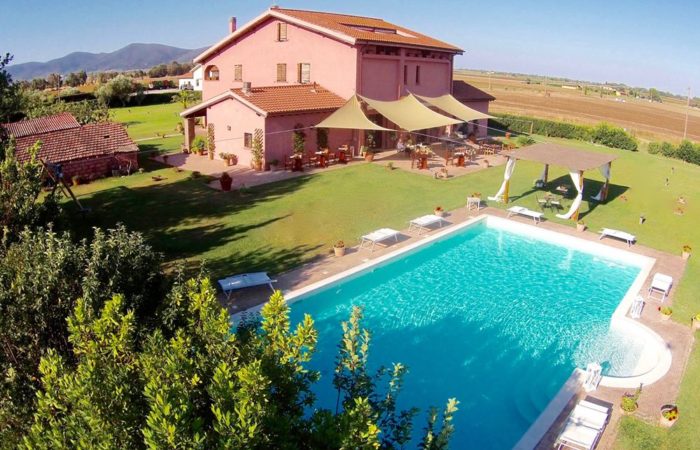 agriturismo marina di alberese, podere cirene con ristorante e piscina